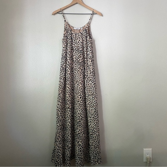 & Other Stories Gathered Leopard Maxi Dress - Picture 3 of 12
